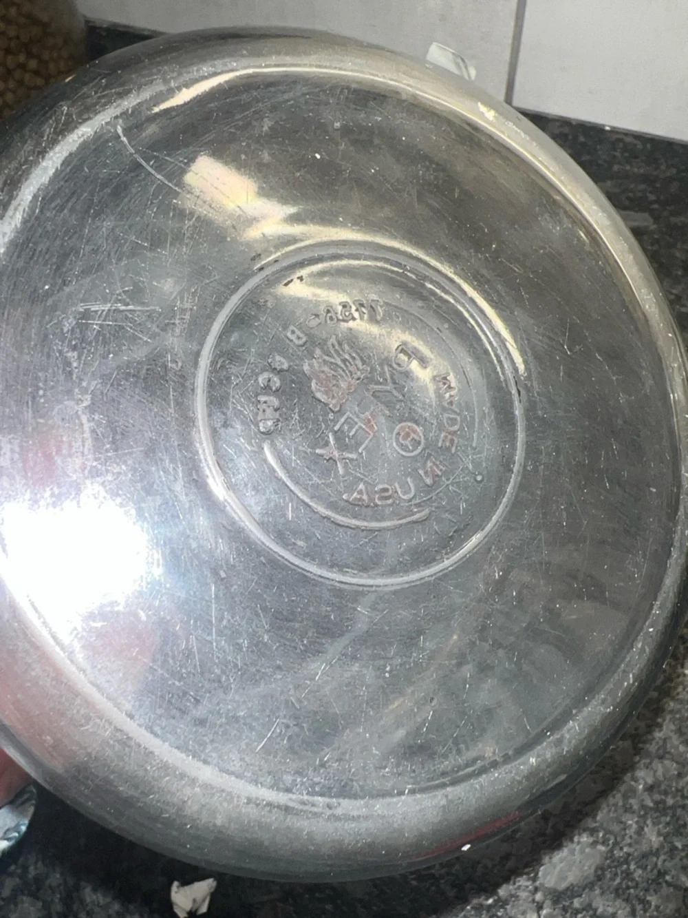 RARE Vintage PYREX FLAMEWARE 6 cup stovetop percolator. COMPLETE. No chips